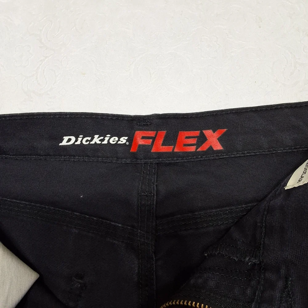 Dickies Flex Regular Black  Pants Size 30X32 For Men - Picture 8 of 10